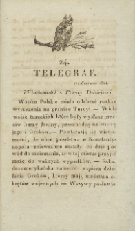 Telegraf. 1821, 24 (17 czerwca)