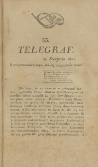 Telegraf. 1821, 33 (19 sierpnia)