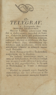 Telegraf. 1821, 47 (2 listopada)