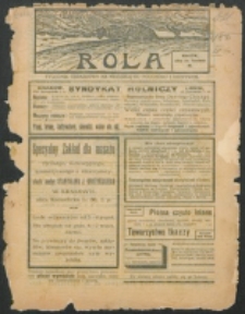 Rola. R. 7, nr 11 (1913)
