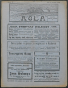 Rola. R. 8, nr 34 (1914)