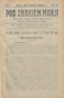 Pod Znakiem Marji. R. 3, nr 2 (1922)