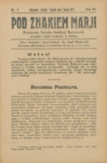 Pod Znakiem Marji. R. 3, nr 5 (1923)