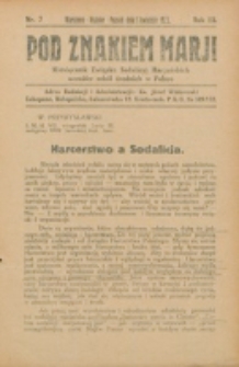 Pod Znakiem Marji. R. 3, nr 7 (1923)
