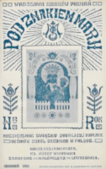 Pod Znakiem Marji. R. 6, nr 3 (1925)