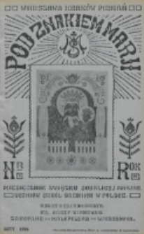 Pod Znakiem Marji. R. 6, nr 5 (1926)