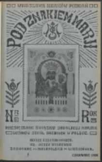 Pod Znakiem Marji. R. 8, nr 9 (1928)
