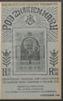 Pod Znakiem Marji. R. 9, nr 1 (1928)