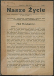 Nasze Życie. R. 1, nr 1 (1926)