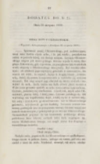 Młoda Polska. Dodatek do No 25 (1839)