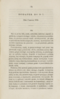 Młoda Polska. Dodatek do No 7 (1840)