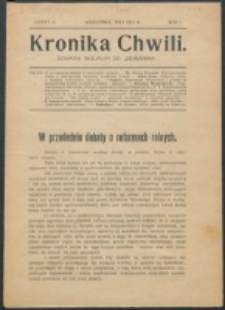 Kronika Chwili. R.1, z. 2 (1919)
