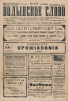 Volynskoe Slovo. G. 4, nr 737 (1924)