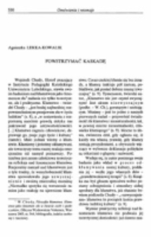 Powstrzymać kaskadę.