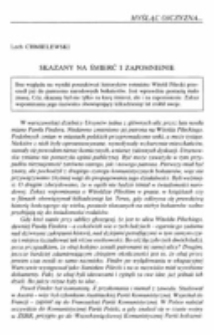 Skazany na śmierć i zapomnienie.