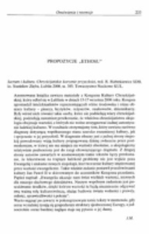 Propozycje "Ethosu".
