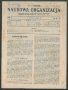 Tygodnik Naukowa Organizacja. R. 2, nr 11/12 (1927)