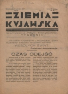 Ziemia Kujawska. R. 2, nr 20 (1927)