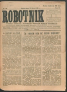 Robotnik. R. 3, nr 29 (1919)