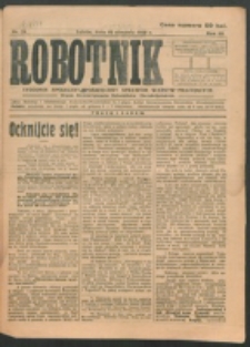 Robotnik. R. 3, nr 31 (1919)
