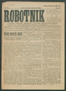 Robotnik. R. 3, nr 34 (1919)