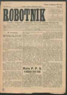 Robotnik. R. 3, nr 41 (1919)