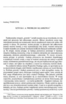 Sztuka a problem kłamstwa.