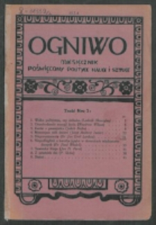 Ogniwo. R. 2, nr 2 (1921)
