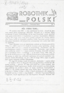 Robotnik Polski. R. 1, nr 3 (1944)