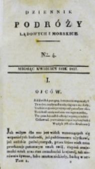 Dziennik Podróży Lądowych i Morskich. T. 2, nr 4 (1827)