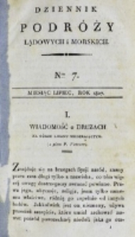 Dziennik Podróży Lądowych i Morskich. T. 3, nr 7 (1827)