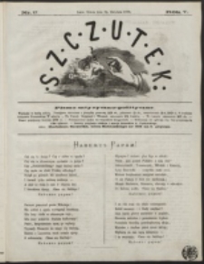 Szczutek : pisemko humorystyczne. R. 5, nr 17 (1873)