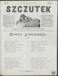 Szczutek : pisemko humorystyczne. R. 7, nr 25 (1875)