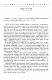 Recenzja : Ks. Janusz Trela, Przypowieści Jezusa a starotestamentalne i rabinackie meszalim. Rozprawa doktorska, Lublin 1997, s. 322.