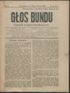 Głos Bundu. Nr 3 (1919)