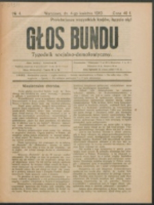 Głos Bundu. Nr 4 (1919)