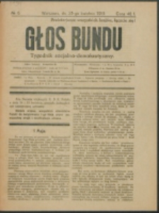Głos Bundu. Nr 6 (1919)