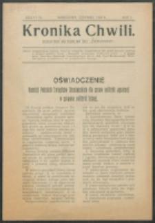 Kronika Chwili. R.1, z. 4 (1919)