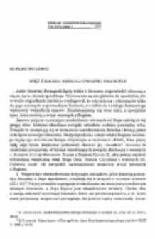 Więź z Bogiem według czwartej Ewangelii.