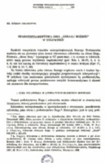 Starotestamentowa idea "obrazu Bożego" w człowieku.