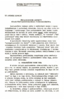 Teologiczne aspekty starotestamentalnego posłuszeństwa.