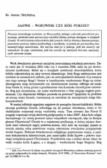 Jahwe - wojownik czy B&oacute;g pokoju?