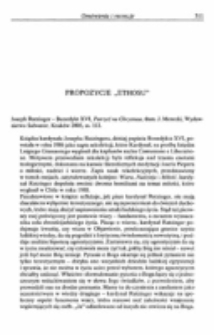 Propozycje "Ethosu".