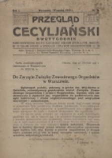 Przegląd Cecyljański. R. 1, nr 2 (1919)