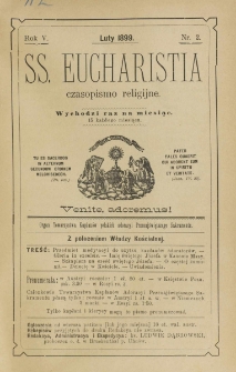 SS. Eucharistia. R. 5, nr 2 (1899)