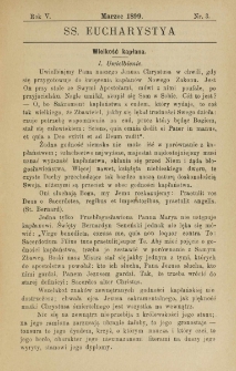 SS. Eucharistia. R. 5, nr 3 (1899)