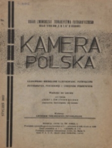 Kamera Polska. nr 1 (1933)