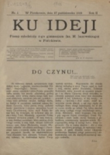 Ku Ideji. R. 2, nr 1 (1918)