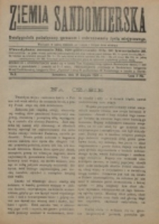 Ziemia Sandomierska. Nr 8 (1920)