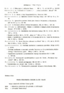 Polska bibliografia biblijna za rok 1984/85.